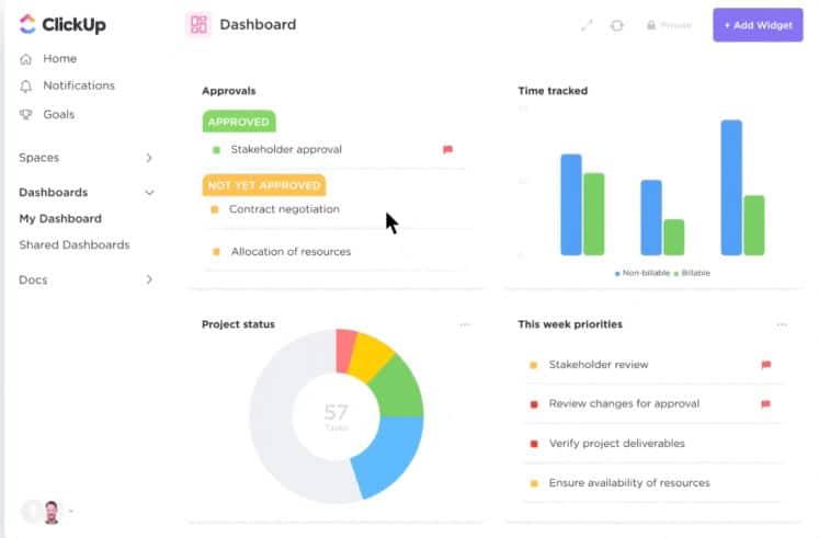 Custom reports in ClickUp