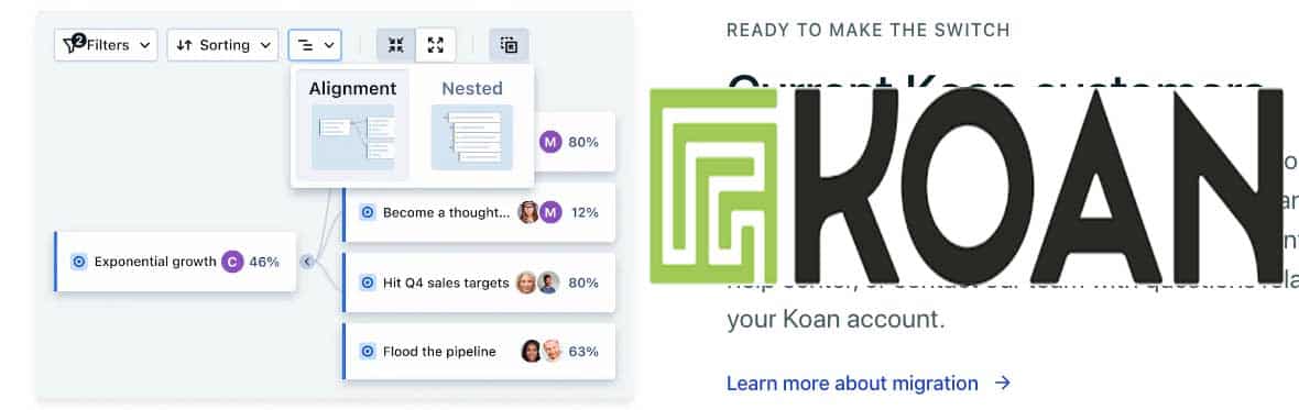 Best OKR Software: Koan