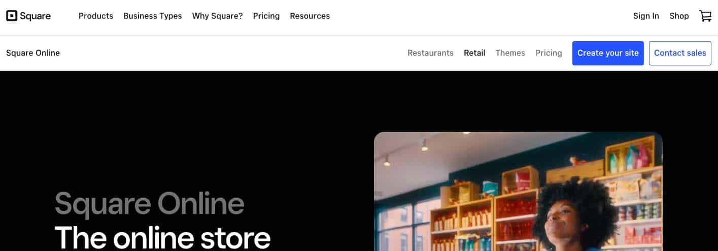 Square: Best SaaS Tools for eCommerce Business