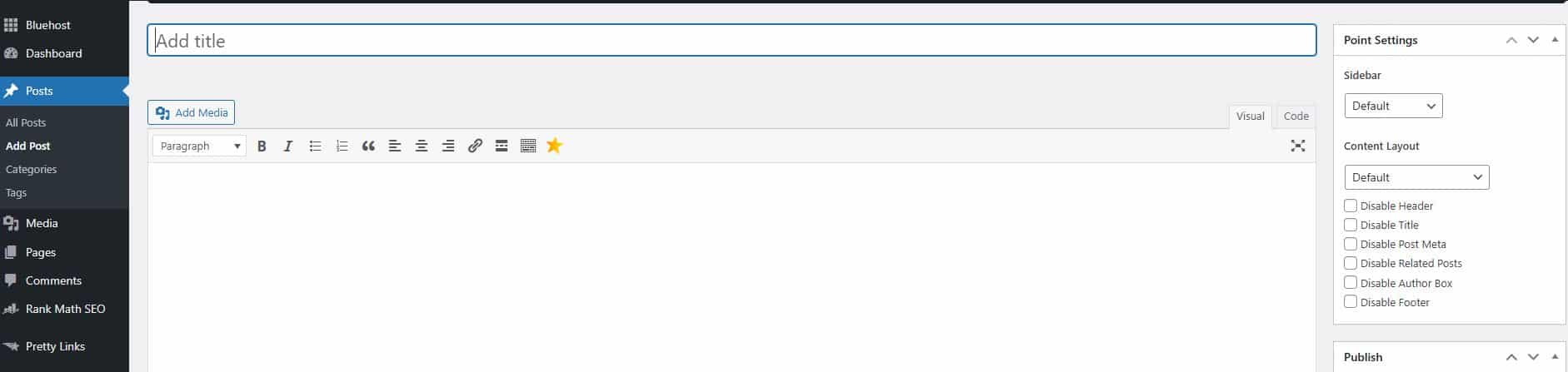 Add post to your blog