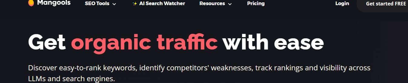 Best AI SEO TOOL: Mangools