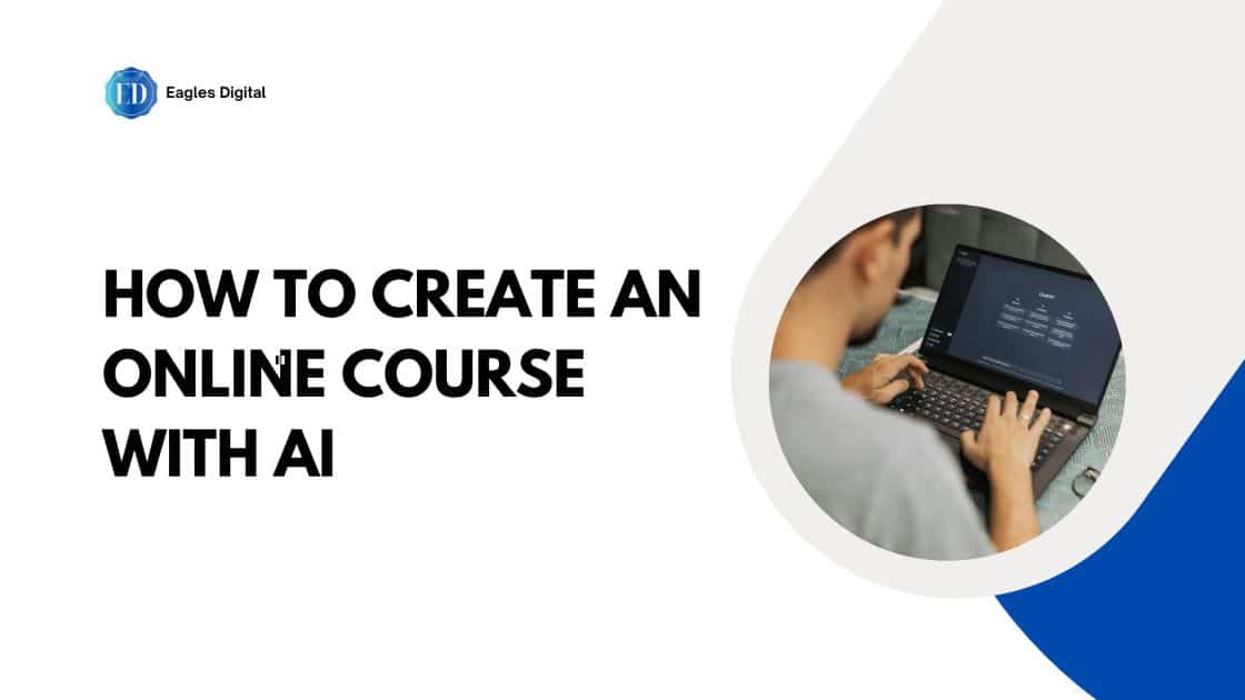 how to create an online course with AI